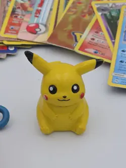 Premium 100+ Pokemon Card Lot + Pokemon Rummy And Pikachu Figure Various Cond - Image 3