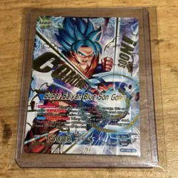 Super Saiyan Blue Son Goku BT1-030 Foil NM - Dragon Ball Super Card Free Post - Image 1