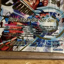 Super Saiyan Blue Son Goku BT1-030 Foil NM - Dragon Ball Super Card Free Post - Image 5