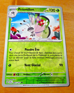 POKEMON ETINCELLES DEFERLANTES CARD REVERSE HOLO CARTE Prismillon 007/191 SSP FR - Image 1