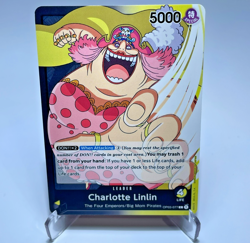 One Piece Card Game – Charlotte Linlin – OP03-077 – L – English – NM - Image 1