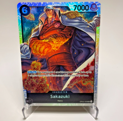 One Piece Card Game – Sakazuki – OP02-099 – SR – English – NM - Image 1