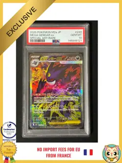 PSA 10 MEGA Gengar ex SAR 240/193 MEGA Dream ex M2a Pokemon Card Japanese 2025 - Image 3