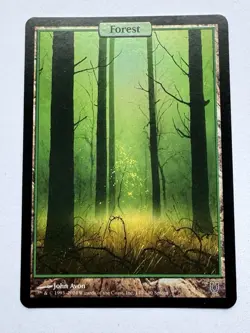 MTG Unhinged Forest - FOIL - - Image 1