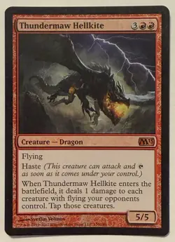 Thundermaw Hellkite Foil - Mythic - Magic 2013 MTG - Image 1