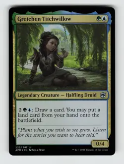 Gretchen Titchwillow*Foil* Adventures in the Forgotten Realms 223 NM - Image 1