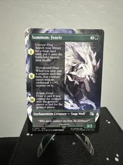 Summon: Fenrir (Borderless)(0372) Final Fantasy Regular - Image 1