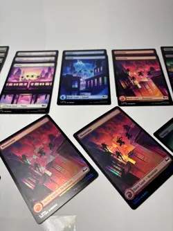 MTG x TMNT (17) card BASIC LAND lot with 4 FOILS! Pack Fresh Pull! - Image 3