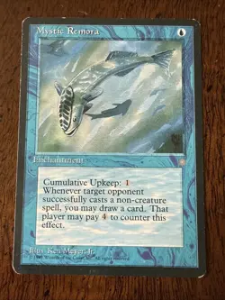 Mystic Remora C Ice Age 87 M/HP Normal Magic The Gathering MTG - Image 1