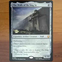 The Walls of Ba Sing Se - Prerelease Foil Promo - Avatar TLA MTG - Image 1