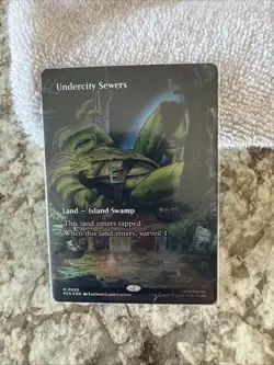 MTG Undercity Sewers 0020 Borderless Teenage Mutant Ninja Turtles Mythic Foil - Image 1