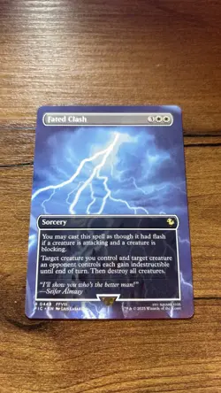 Fated Clash (Borderless) - Commander: FINAL FANTASY (FIC) (449) - Image 1