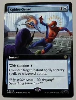 MTG Marvel’s Spider-Man Spider-Sense Instant RARE REGULAR #0254 - Image 1