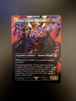 MTG Final Fantasy English Golbez, Crystal Collector Borderless 0540 Surge Foil - Image 1