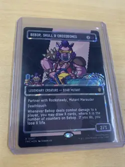 Bebop, Skull & Crossbones - Surge Foil - Borderless Teenage Mutant Ninja Turtles - Image 1