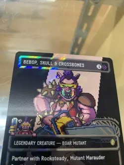 Bebop, Skull & Crossbones - Surge Foil - Borderless Teenage Mutant Ninja Turtles - Image 5