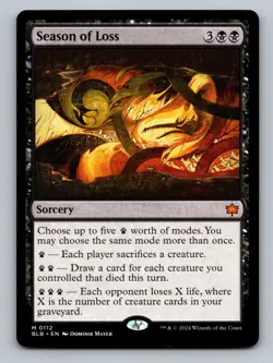 Season of Loss M Bloomburrow 112 NM - Image 1