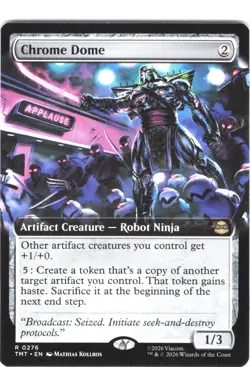 Chrome Dome #276 Teenage Mutant Ninja Turtles Extended Art Regular Rare - Image 1