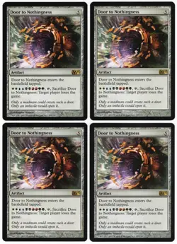 Door to Nothingness x4 4x M13 Core Set 2013 PLAYSET Colorless Artifact MTG NM A1 - Image 1