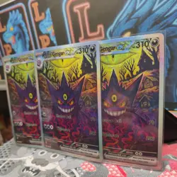 Pokemon Gengar EX Shadow Ball 3Card set Nightmare ACG Custom Made - Image 2