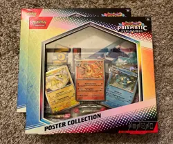 Pokemon TCG Prismatic Evolutions Poster Collection Box Sealed x2 (Lot of 2) - Image 1