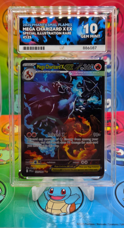 Pokemon TCG Mega Charizard X EX 125/094 🔥 - Ace 10 PERFECT SUBGRADES !! - Image 1