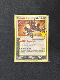 Pokemon TCG Greninja Star SWSH144 Promo SWSH Black Star NM Holo - Image 1