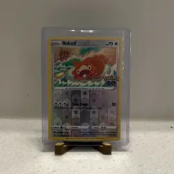 Pokemon Bidoof Peelable Ditto 059/078 Pokemon GO Reverse Holo Card - Image 1