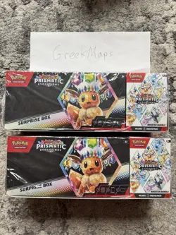 Pokemon Prismatic Evolutions Surprise Box Booster Bundle - Lot of 2 - Image 1