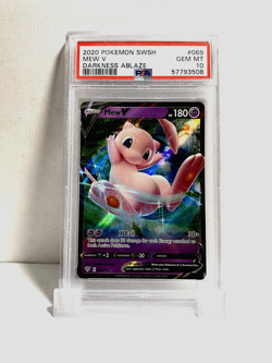 Pokemon Darkness Ablaze Mew V #069/189 PSA 10 GEM MINT - Image 1
