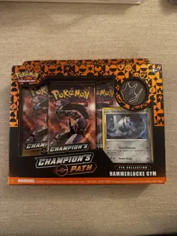 Pokemon Champion's Path Special Pin Collection Hammerlocke Gym Factory Sealed - Image 1