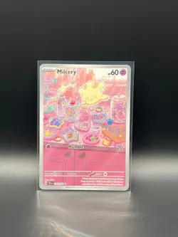 Pokemon Milcery 152/142 Stellar Crown Illustration Rare NM - Image 1