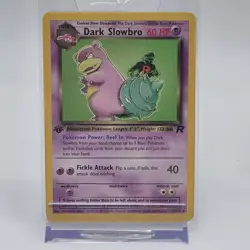 Pokemon Dark Slowbro 1st Edition 29/82 Team Rocket Rare Non-Holo WOTC Card - Image 1