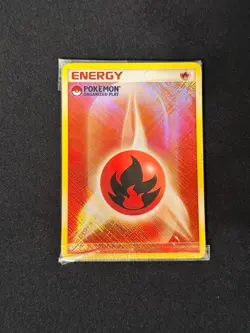 Pokemon TCG Fire Energy Holofoil League & Championship Cards NM Holo - Image 1