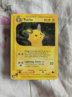 Pokemon TCG Raichu - Skyridge 27/144 - Non-Holo - Image 1