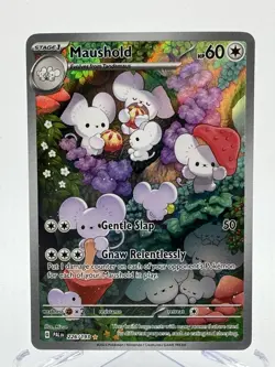 Maushold 226/193 IR - Sv02 Paldea Evolved Illustration Rare IR Pokemon Card - Image 1