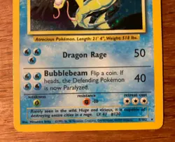 Gyarados Base Set Holo Rare Pokemon TCG 006/102 1999 Unlimited WOC - Image 3