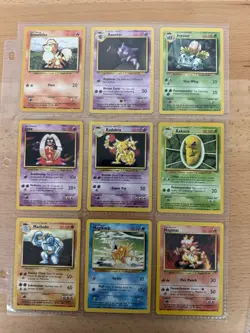 Lp/mp COMPLETE Pokemon BASE Set 17-102 Card COM- Uncommon + Rares Non-Holo - Image 4
