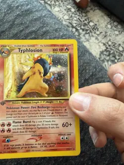 2000 Pokemon Neo Genesis Typhlosion 1st Edition NM. Clean Copy - Image 2