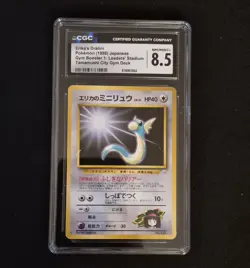 Graded Pokemon Lot of 3 TCG Cards 3 CGC Slabs-Dratini - Rayquaza VMAX- Alakazam - Image 3