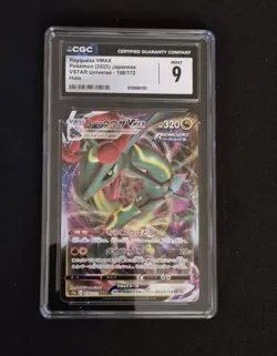 Graded Pokemon Lot of 3 TCG Cards 3 CGC Slabs-Dratini - Rayquaza VMAX- Alakazam - Image 5