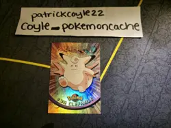 Clefable #36 Rainbow Holo Pokemon Topps Series 1 Card (Black Label) NM - Image 2