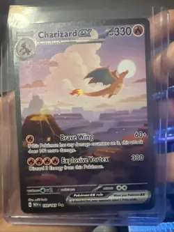 Charizard EX 199/165 Scarlet & Violet 151 Special Illustration Rare Pokemon TCG - Image 1