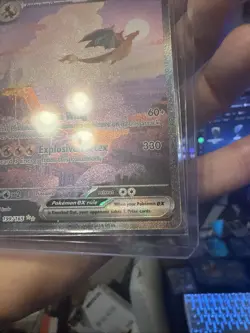 Charizard EX 199/165 Scarlet & Violet 151 Special Illustration Rare Pokemon TCG - Image 3