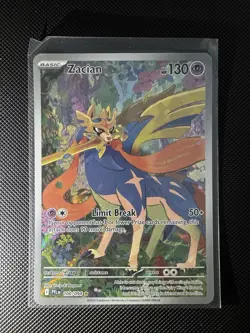 Zacian 100/094 Phantasmal Flames Holo English Pokemon Card NM 2025 - Image 1