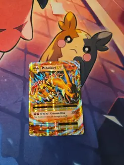 Pokemon TCG XY Evolutions 2016 M Charizard EX Holo Card 13/108 Ultra Rare LP - Image 1