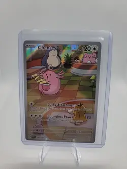Pokemon TCG Chansey Illustration Twilight Masquerade Card 187/167 - Image 1