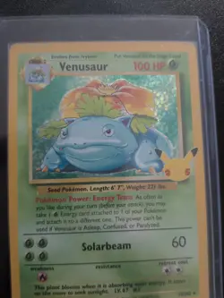 Pokemon TCG Venusaur Holo Rare Card 15/102 Celebrations 25th Anniversary - Image 3