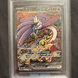 2025 POKEMON PRE EN-PRISMATIC EVOLUTIONS #166 RAGING BOLT EX PSA 10 - Image 2