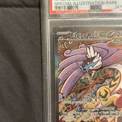 2025 POKEMON PRE EN-PRISMATIC EVOLUTIONS #166 RAGING BOLT EX PSA 10 - Image 3
